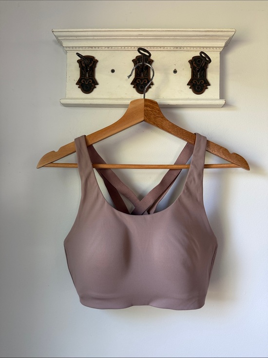 lululemon athletica Other - lululemon High Support Cross-Back Sports Bra - Mauve Pink Running Training